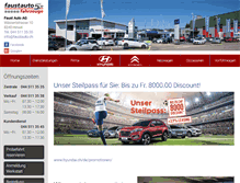 Tablet Screenshot of faustauto.ch